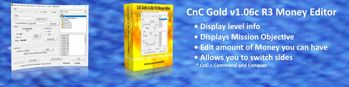 CnC Gold v1.06c R3 Money Editor