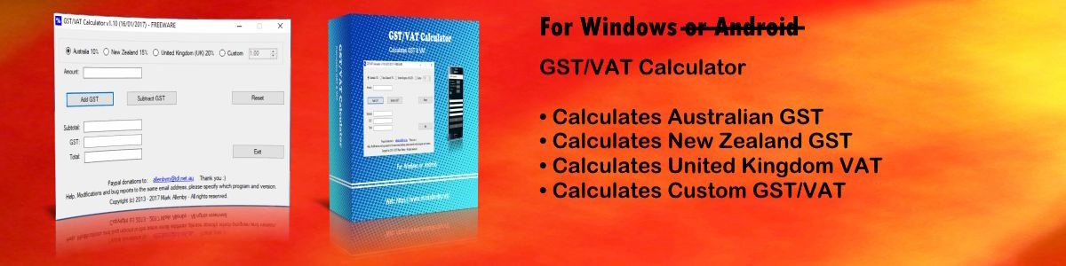 GST/VAT Calculator